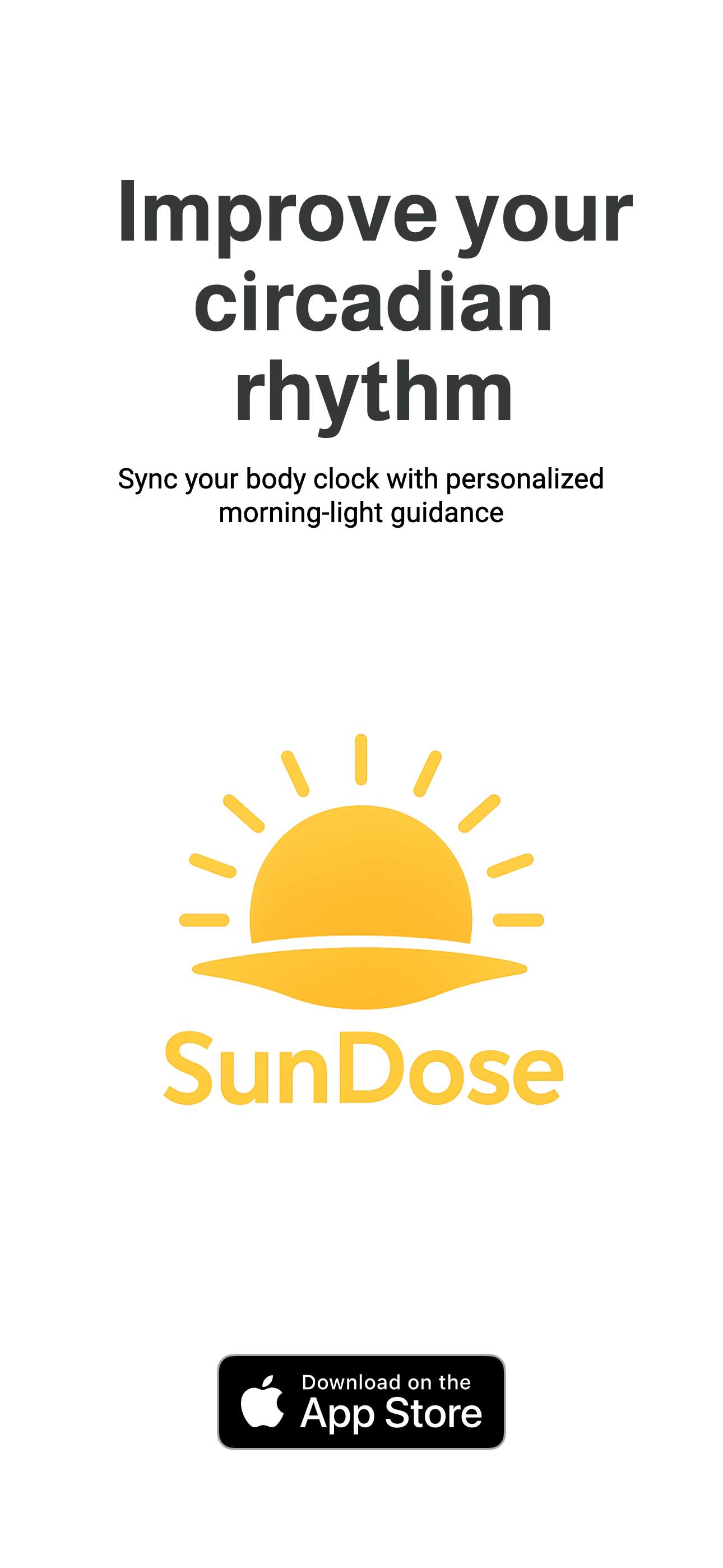 SunDose App Hero